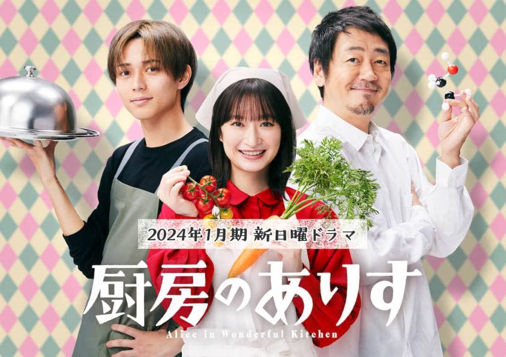 Новые японские сериалы январь 2024 года 2-я часть алиса на кухне чудес